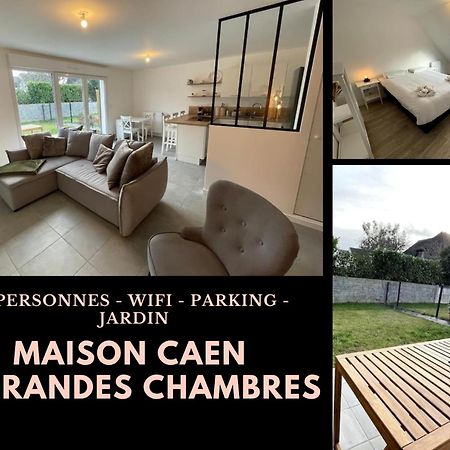 Freesia, Maison Neuve Avec Jardin Et Garage Caen Exterior foto